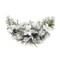 Set of 2 Pre-Lit Christmas Swag, with 50 Warm White LED Lights, Three Function